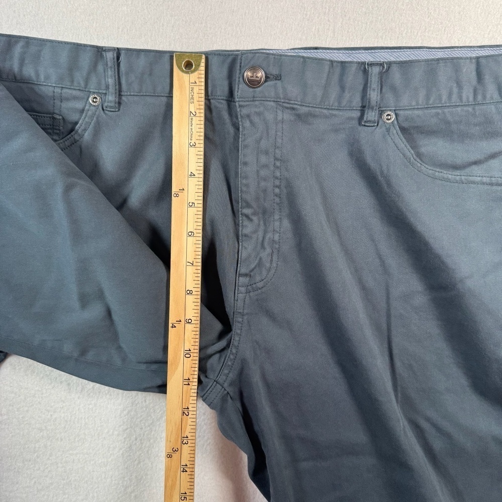 Peter Millar Pants Mens 42 Gray Straight Chino - Picture 7 of 11